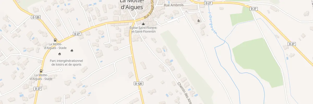 Plan du 5130 Aires de la Place à La Motte-d’Aigues