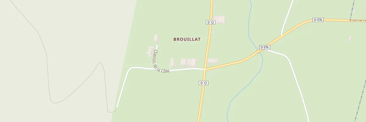 Plan du 50 Che de la Côte à Izenave