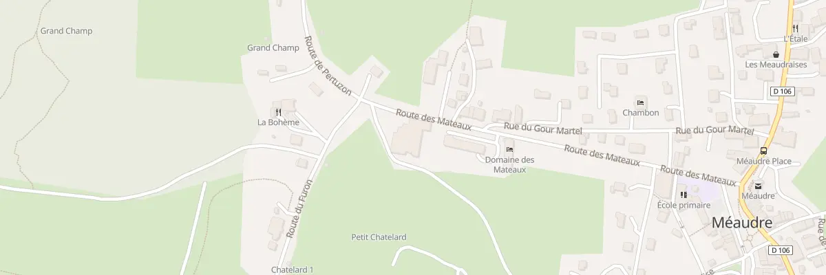 Plan du 401 Rte des Mateaux à Autrans-Méaudre en Vercors