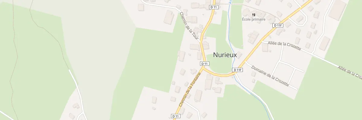 Plan du 15 Che de la Fontaine à Nurieux-Volognat