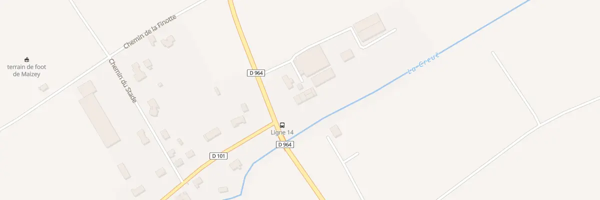 Plan du 2A Rue du Moulin Saint Nicolas à Maizey