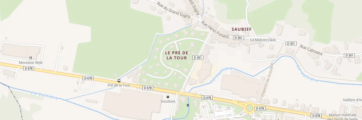 Plan du 5 Rue du Pre de la Tour à Montmorot
