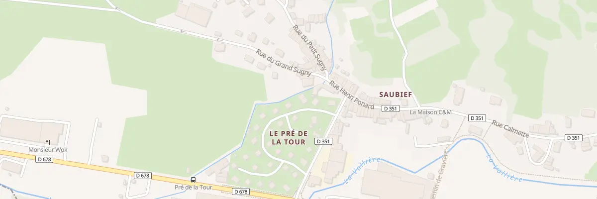 Plan du 4 Rue du Pre de la Tour à Montmorot