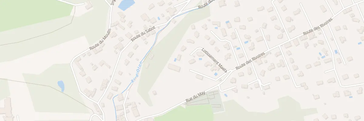 Plan du 38 Rte des Rivoires à Vourey
