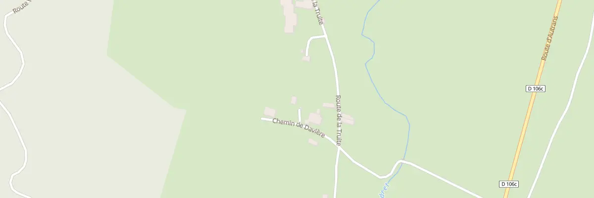 Plan du 80 Che de Davière à Autrans-Méaudre en Vercors