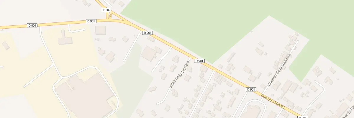 Plan du 2 All de la Terriere à Chauvoncourt