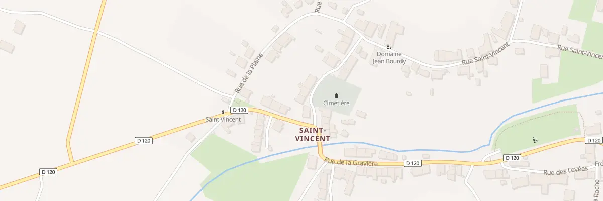 Plan du 57 Rue Saint Vincent à Arlay