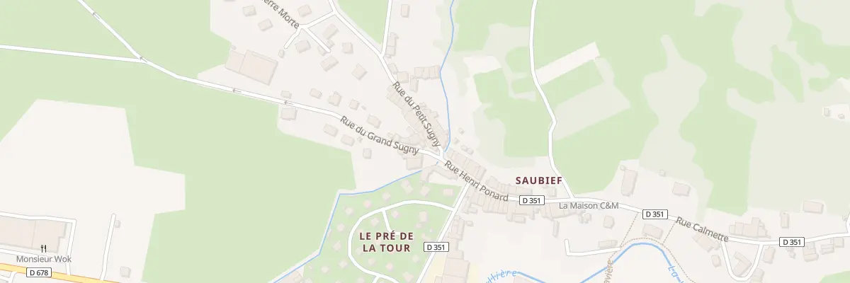 Plan du 4 Rue du Grand Sugny à Montmorot
