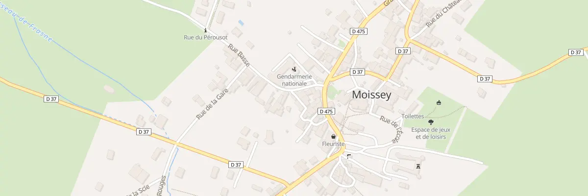 Plan du 5 Rue Basse à Moissey