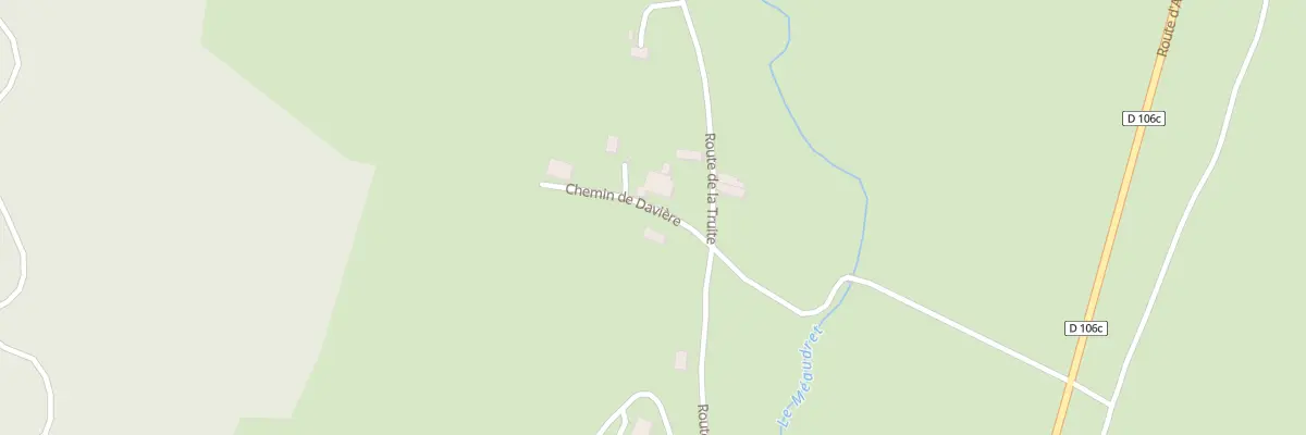 Plan du 48 Che de Davière à Autrans-Méaudre en Vercors