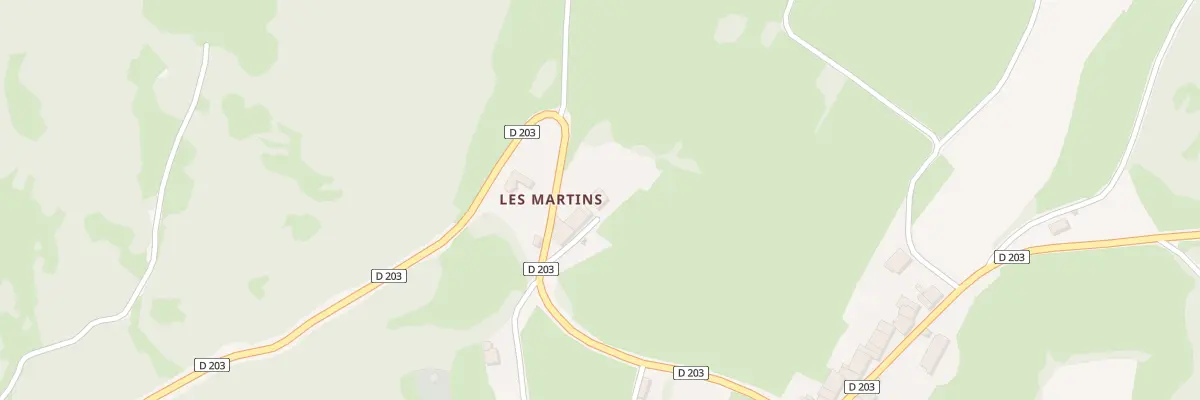 Plan du 65 Les Martins à Vosbles-Valfin