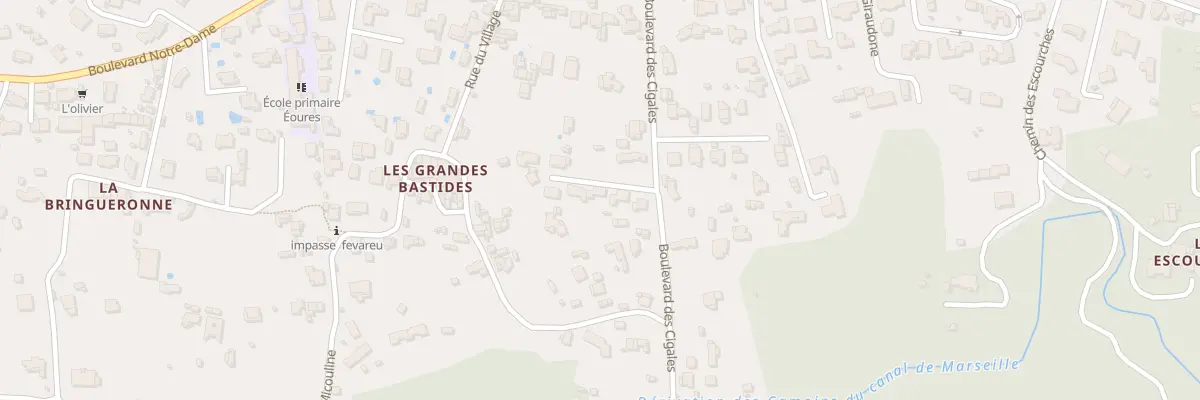 Plan du 32 Bd des Cigales à Marseille 11e Arrondissement