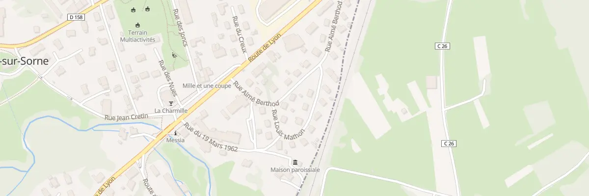 Plan du 108 Rue Aimé Berthod à Messia-sur-Sorne
