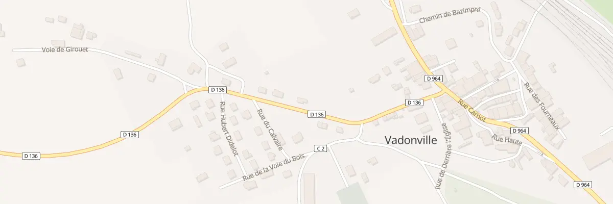 Plan du 4 Rte de Grimaucourt à Vadonville