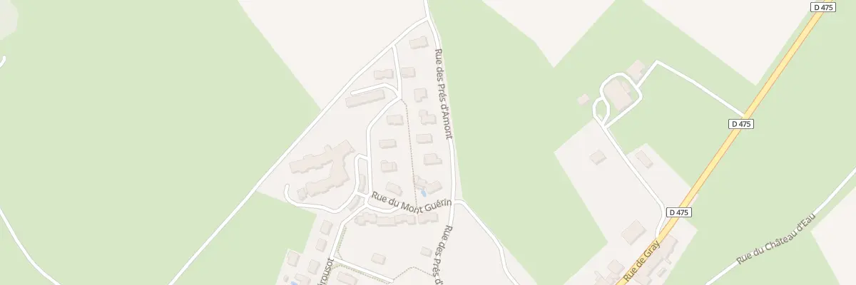 Plan du 5 Rue des Prés d’Amont à Moissey