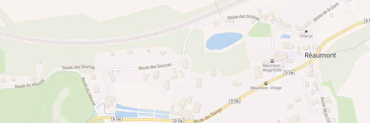 Plan du 505 Rte des Sources à Réaumont