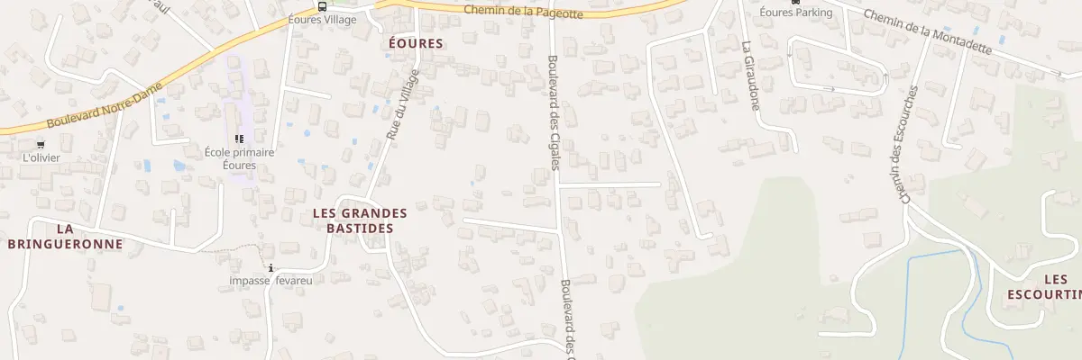 Plan du 26 Bd des Cigales à Marseille 11e Arrondissement