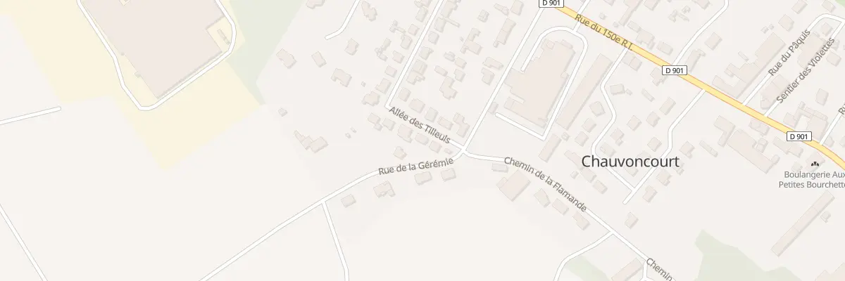 Plan du 27 All des Tilleuls à Chauvoncourt