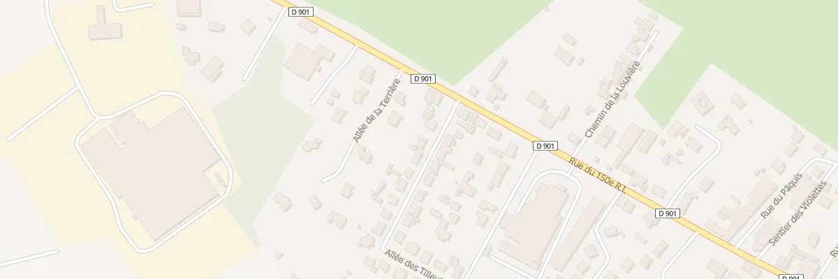 Plan du 5 All des Tilleuls à Chauvoncourt