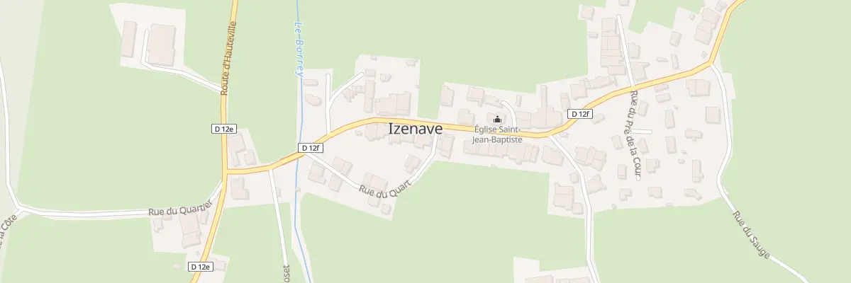 Plan du 191 Rue du Quart à Izenave