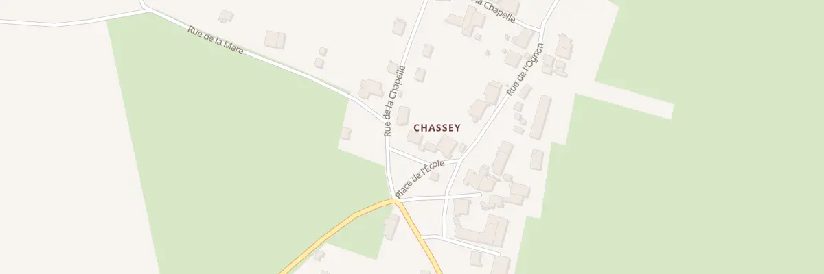 Plan du 2 Pl de l’Ecole à Mutigney