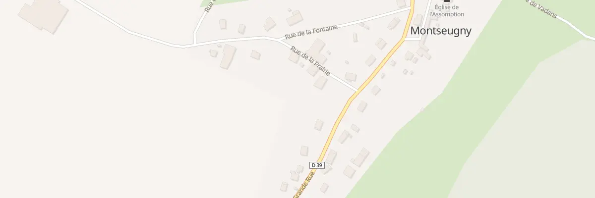 Plan du 5 Rue de la Prairie à Montseugny à Broye-Aubigney-Montseugny