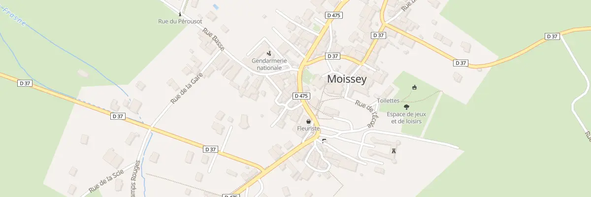 Plan du 3 Gr Grande Rue à Moissey