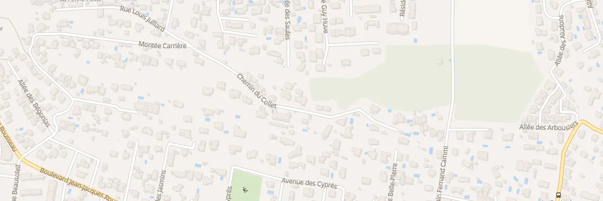 Plan du 33 Che du Collet à La Penne-sur-Huveaune