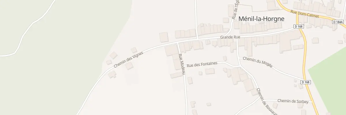 Plan du 4 Rue Modeau à Ménil-la-Horgne