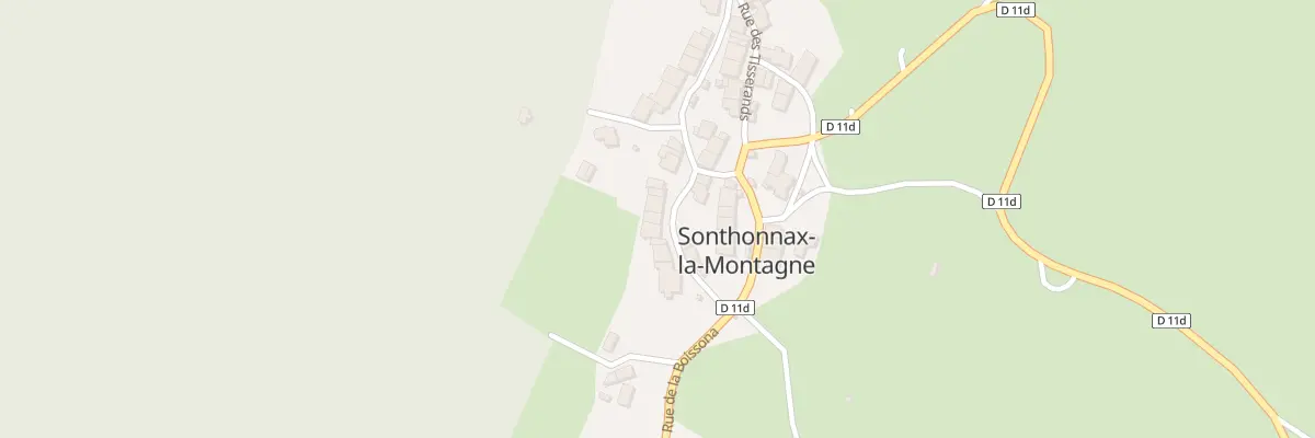 Plan du 5004 Le Village à Sonthonnax-la-Montagne