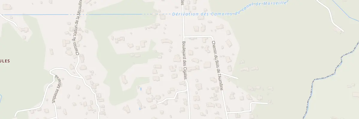Plan du 88 Bd des Cigales à Marseille 11e Arrondissement