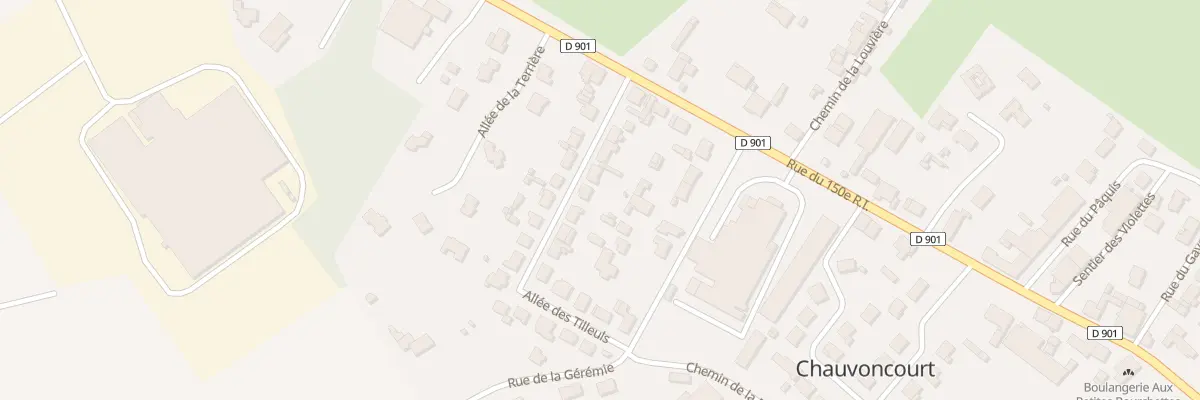 Plan du 10 All des Tilleuls à Chauvoncourt