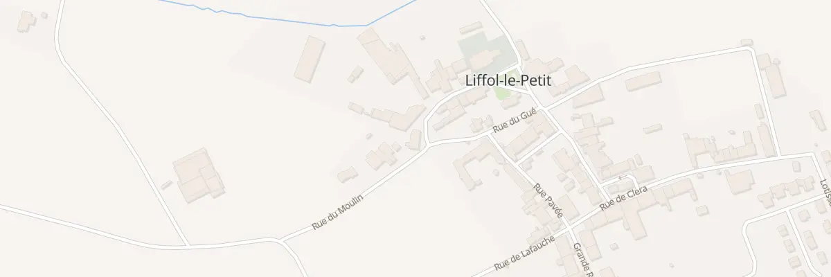 Plan du 6 Rue du Moulin à Liffol-le-Petit