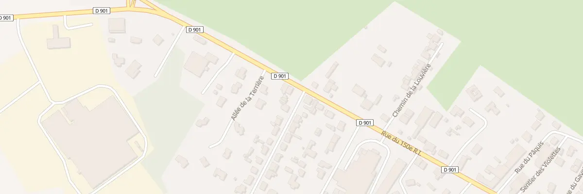 Plan du 1 All des Tilleuls à Chauvoncourt