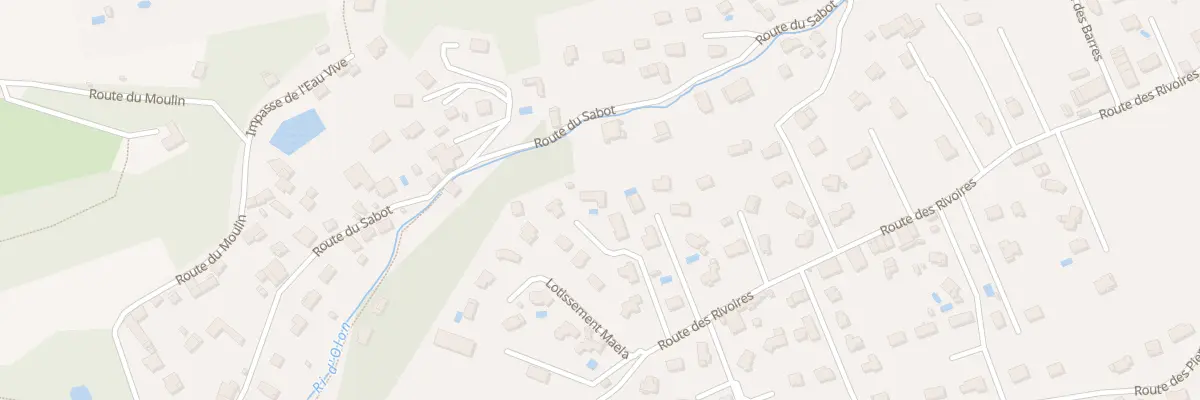 Plan du 45A Rte des Rivoires à Vourey