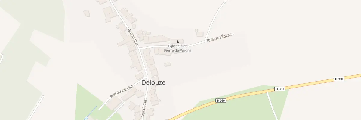 Plan du 10 Rue de l’Eglise à Delouze-Rosières