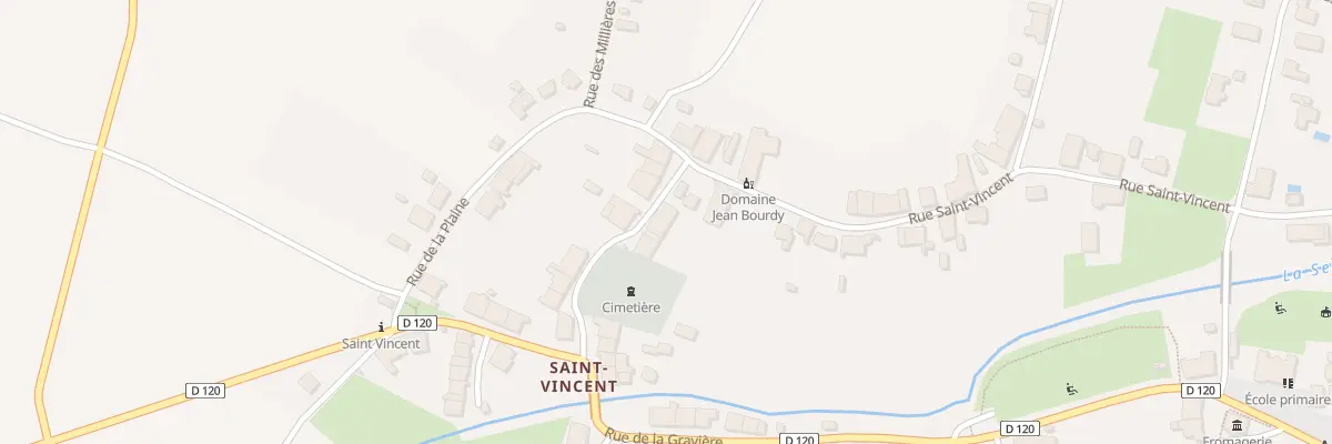 Plan du 46 Rue Saint Vincent à Arlay