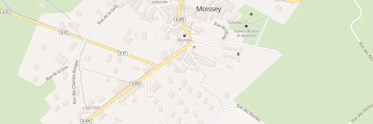 Plan du 1 Rue du Fort Griffon à Moissey