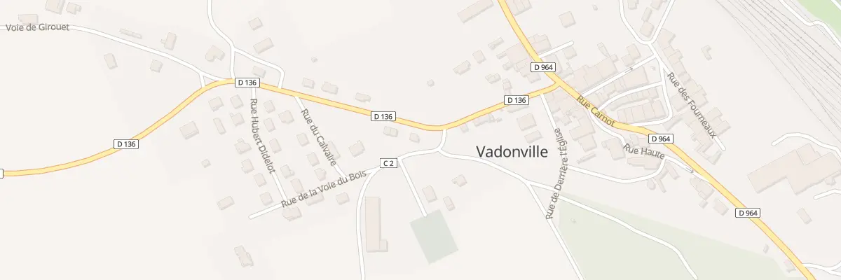 Plan du 1 Rte de Grimaucourt à Vadonville