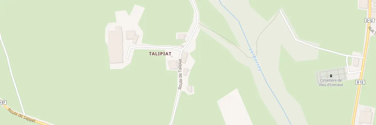 Plan du 273 Talipiat à Vieu-d’Izenave