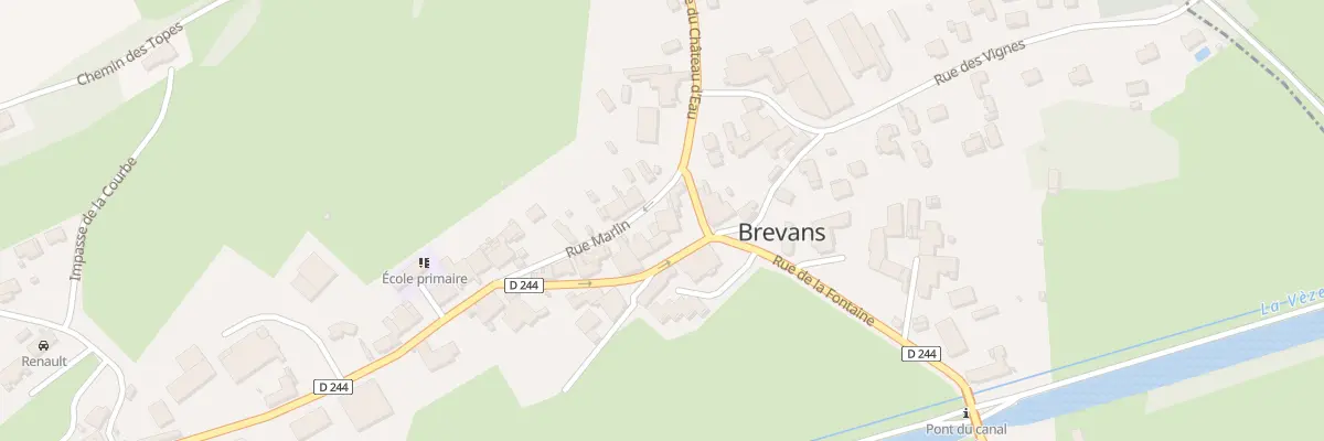 Plan du 20 Rue Marlin à Brevans