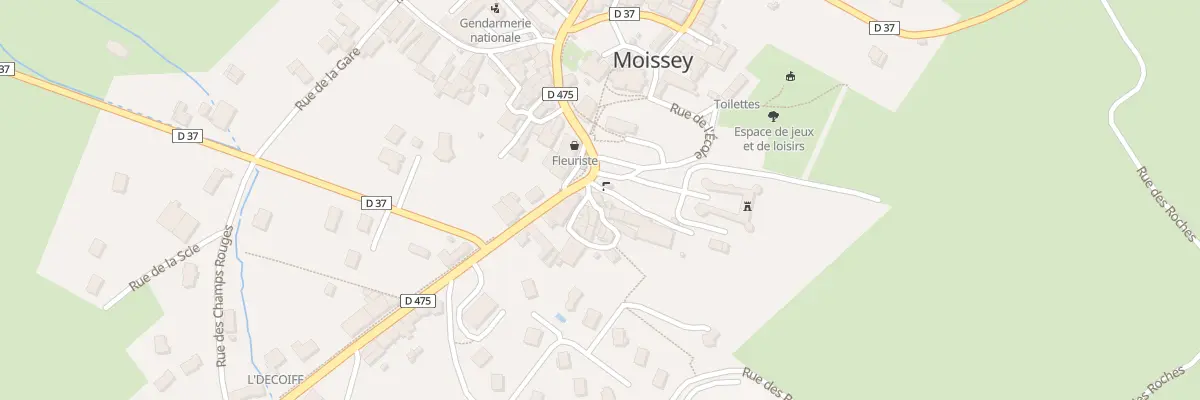 Plan du 6 Pl de la Fontaine à Moissey