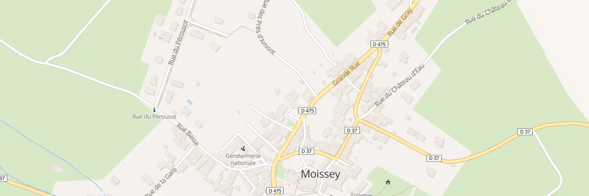 Plan du 21 Gr Grande Rue à Moissey