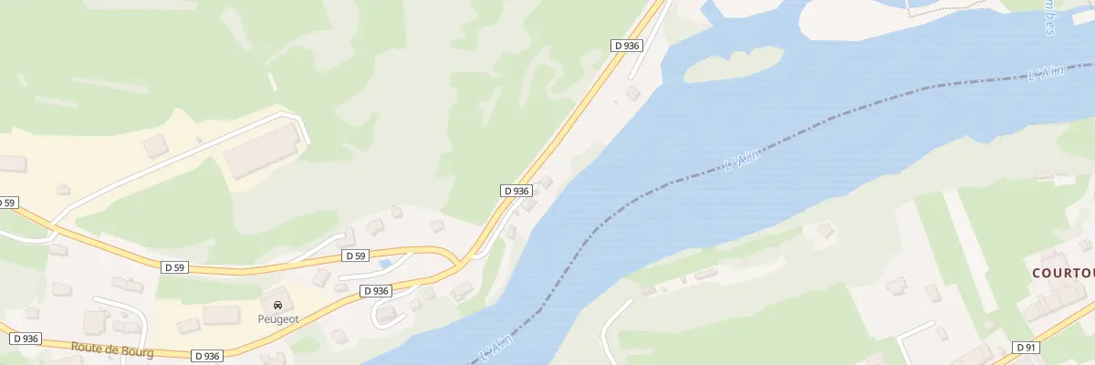 Plan du 7 Rte de Bourg à Thoirette-Coisia