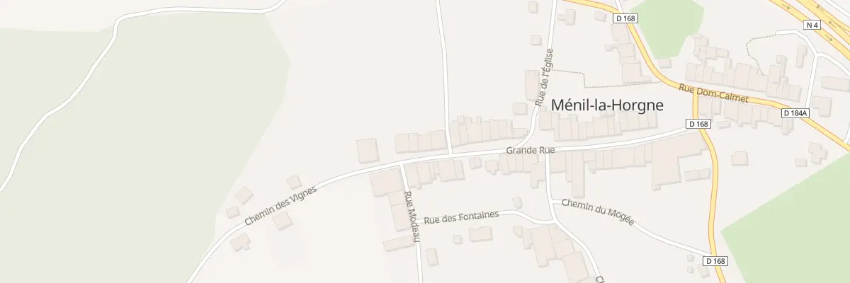 Plan du 48 Rue La Grande Rue à Ménil-la-Horgne