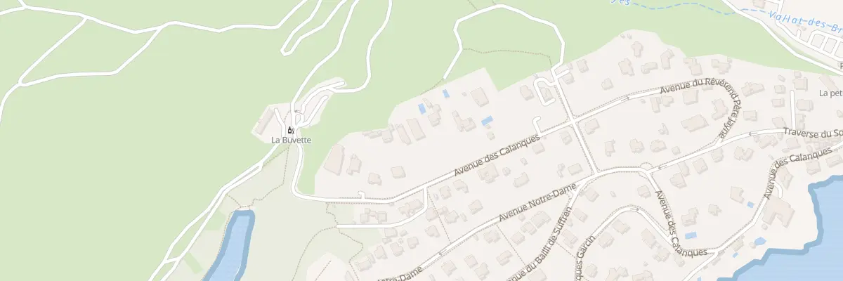 Plan du 9018 Av des Calanques à Cassis
