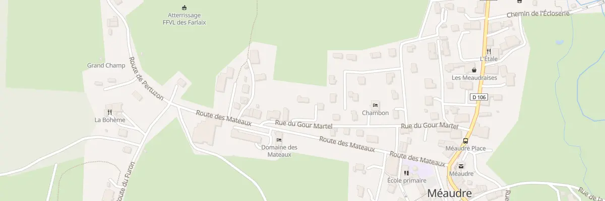 Plan du 310 Che du Gour Martel à Autrans-Méaudre en Vercors