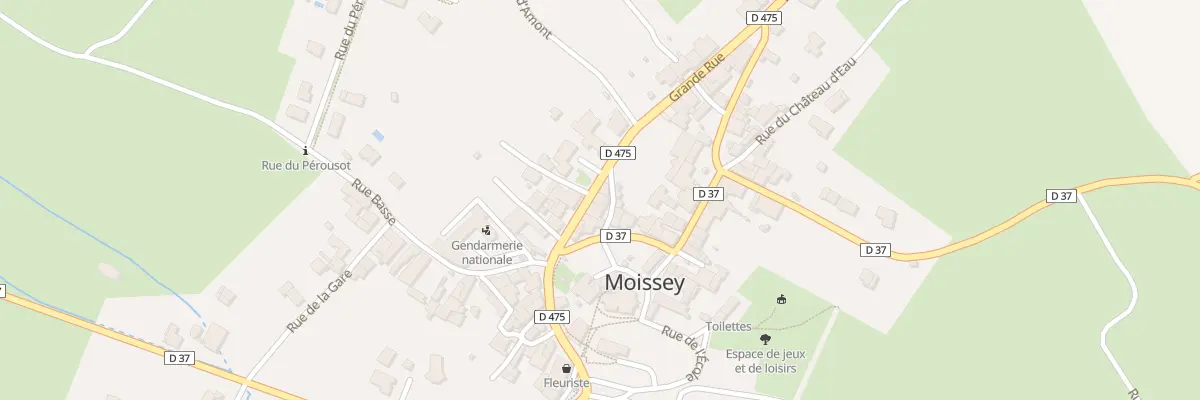 Plan du 8 Gr Grande Rue à Moissey