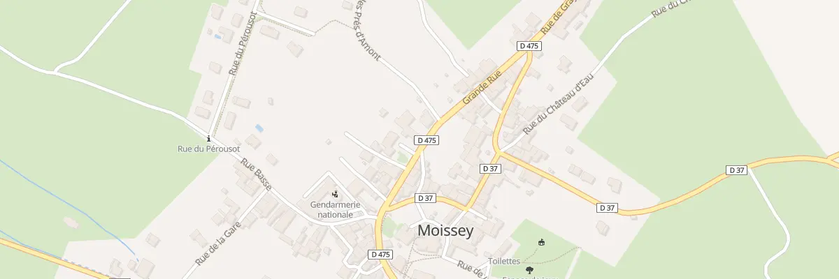 Plan du 19 Gr Grande Rue à Moissey