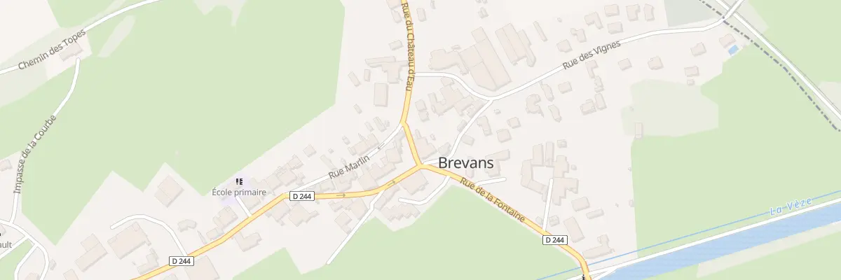 Plan du 2B Rue du Château d’Eau à Brevans